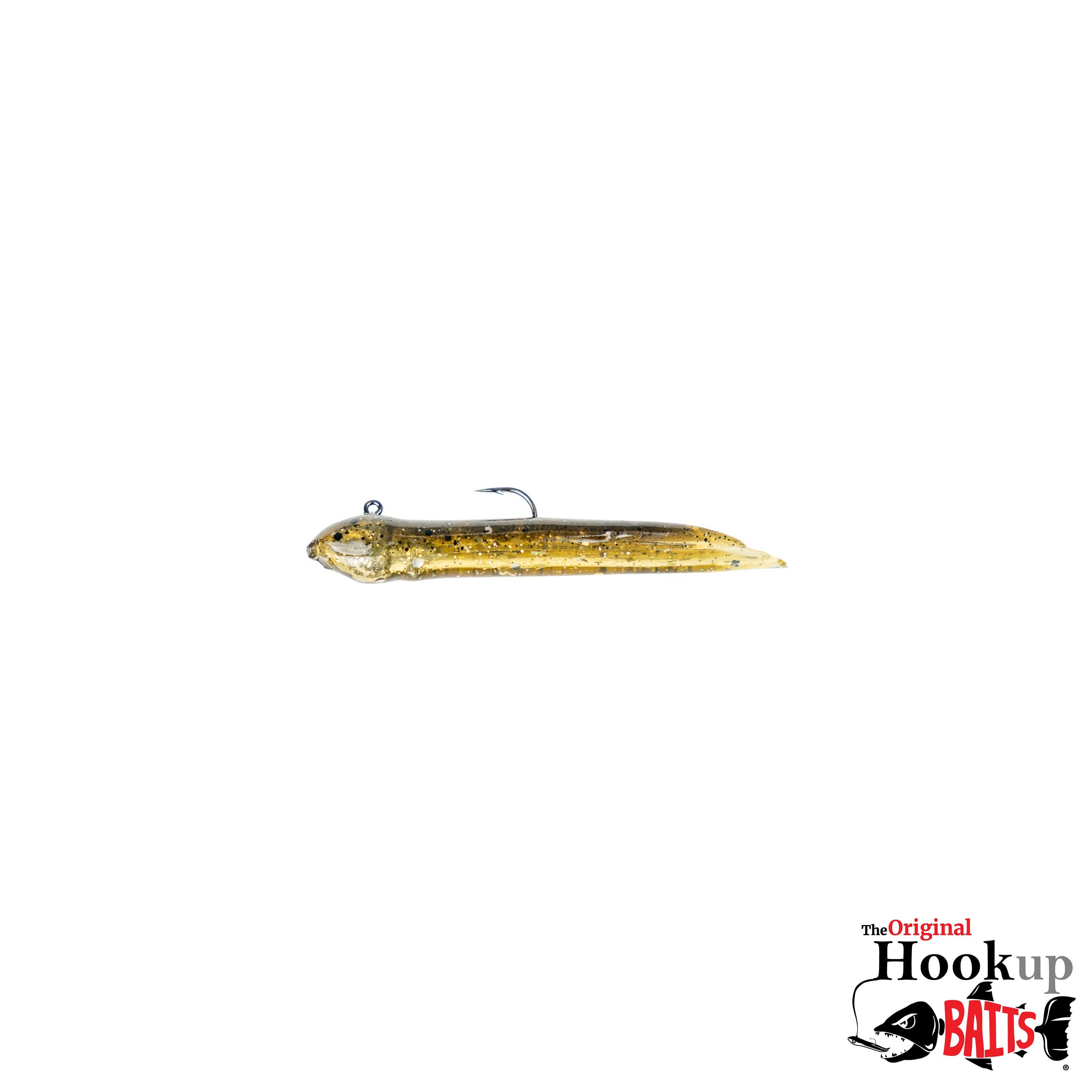 10 pcs x Size 12/14 Black Gold Fishing Hook Flat Head Isema