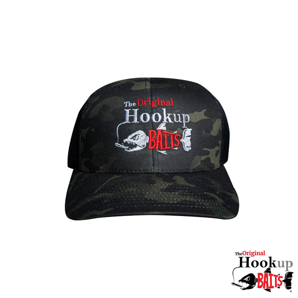 Camo Hookup Baits Snapback Hat