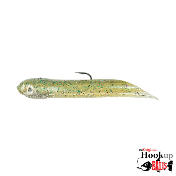 1 oz fishing lures 4in Shrimp Jighead 1oz / Aqua Remember to rig in the various ways so to entice the most fishluding changing the hooks out to match the situation. 1 oz. Sardine Green Sliver