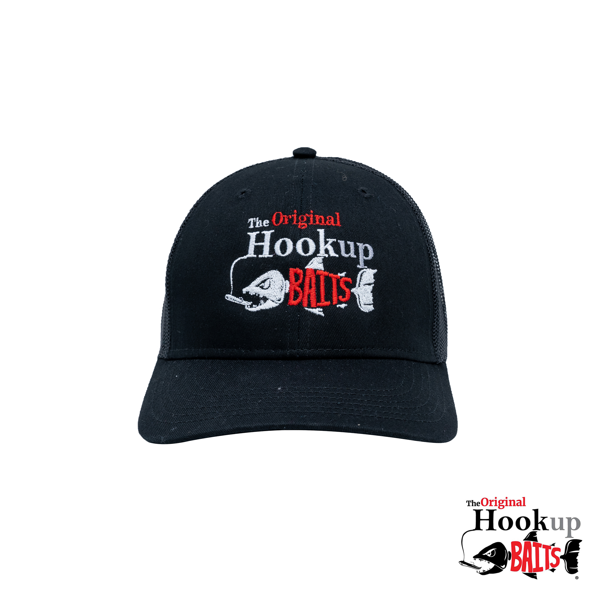 Black Hookup Baits Snapback Hat