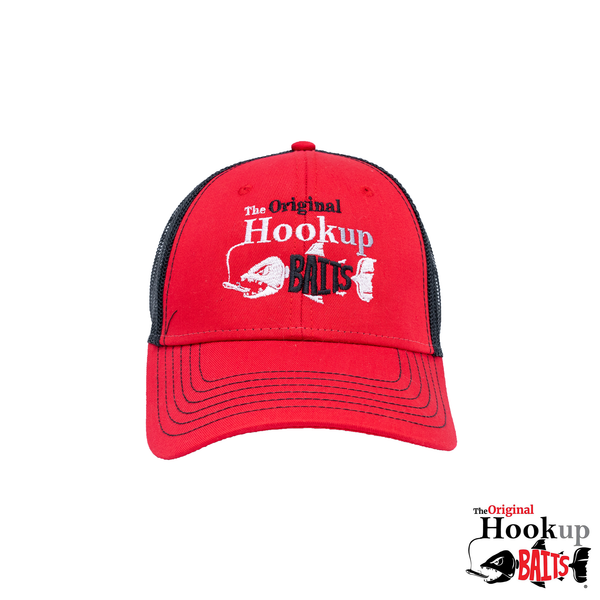 Red Hookup Baits Snapback Hat